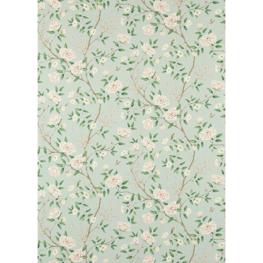 Romeys Garden Wallpaper 311336 by Zoffany in Sea Green